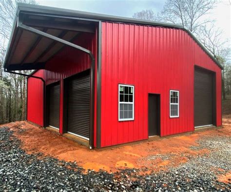 red steel buildings for sale